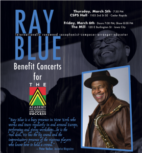 Academy for Scholastic and Personal Success Iowa Who We Are Ray Blue Concerts 2020