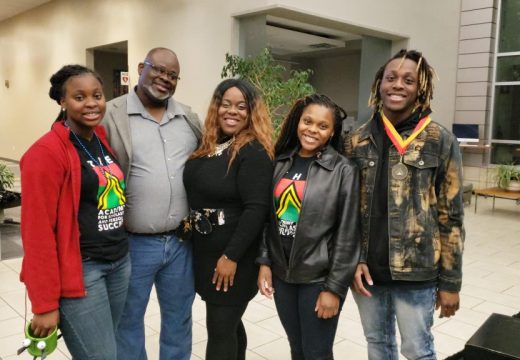 13th Annual Tribute (2019) at Hotel of Kirkwood. Roundtree Family: Destiny, Dedrick, Marcy, Diamond, and Dedric Roundtree (2019 ASPS Graduate).