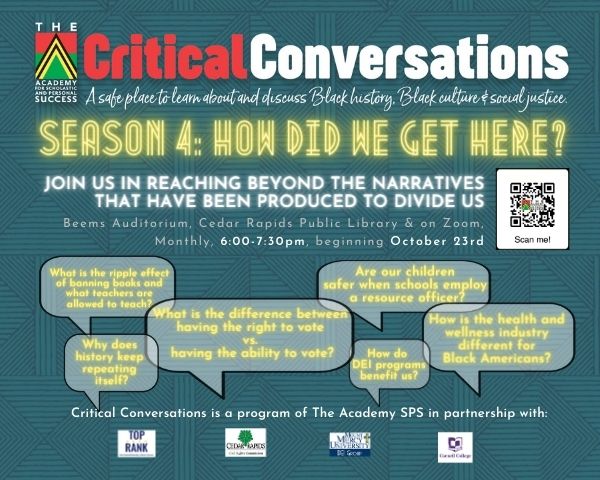 The Academy for Scholastic and Personal Success Critical Conversation Season 4: "How Did We Get Here?"